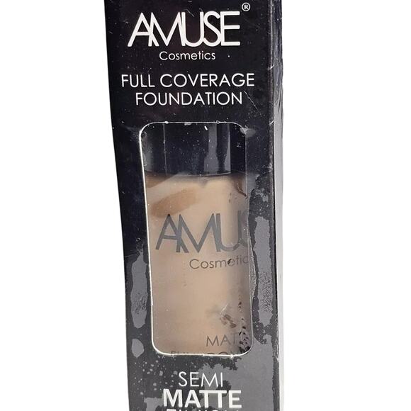 Amuse Cosmetics Full Coverage Semi Matte Finish Foundation - Cocoa - Picture 3 of 5